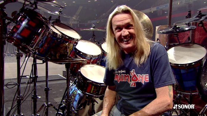 Nicko McBrain y su nueva batería Sonor IRON MAIDEN: Así es la impresionante batería usada en la gira