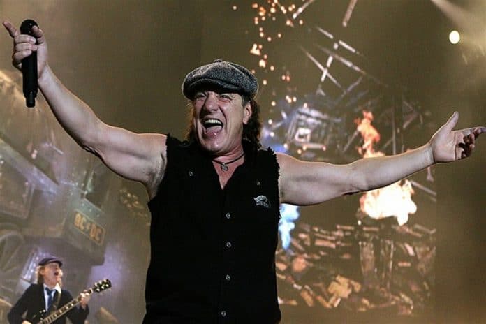 Brian Johnson de AC/DC. Foto: Europa Press