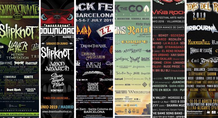 Los festivales de rock y metal más esperados de 2019