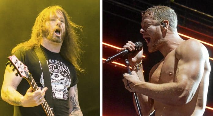 Gari Holt (Slayer/Exodus) y Dan Reynolds (Imagine Dragons)