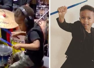 Alucinarás como toca este niño de 4 años la batería (Video)