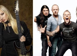 Mensaje de NITA STRAUSS a METALLICA: "Si estáis buscando a alguien, yo estoy libre"