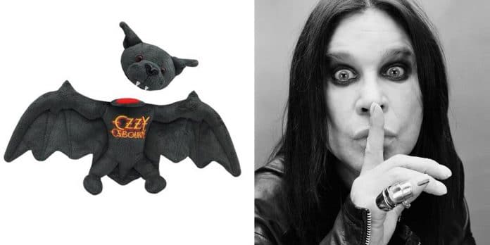 Ozzy Osbourne OZZY OSBOURNE celebra los 37 años del incidente del murciélago con este juguete