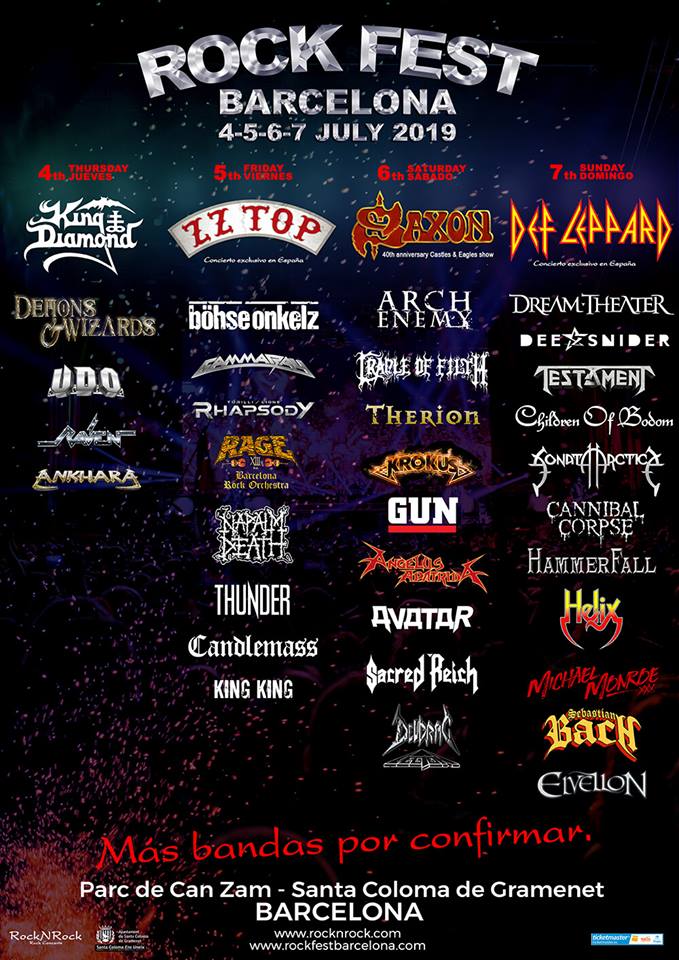 Los 6 festivales de hard rock y metal más esperados de 2019 en España
