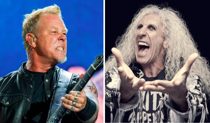 James Hetfield (Metallica) y Dee Snider (Twisted Sister). Foto James: Scott Legato / Getty Images
