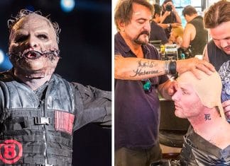 SLIPKNOT: Fotos del proceso de creación de la nueva máscara de COREY TAYLOR