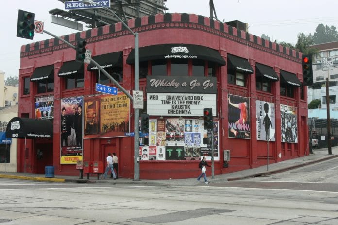 Whisky a Go Go en Sunset Boulevard, Sunset Strip, Hollywood.