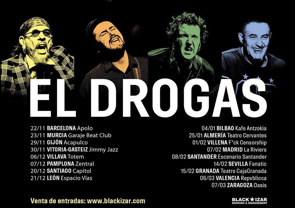 EL DROGAS regresará a los escenarios con nuevo material a finales de este año