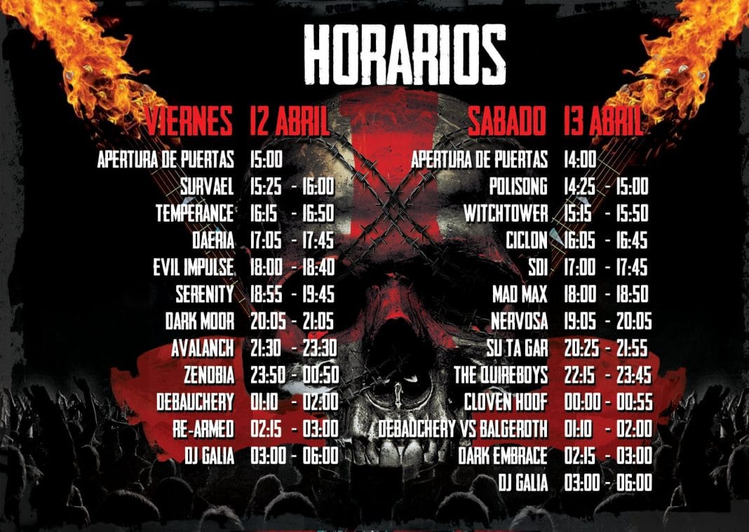 GALIA METAL FEST 2019 | Cartel, grupos, entradas, horarios y más información