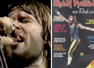 IRON MAIDEN: Cuando BRUCE DICKINSON apareció ensangrentado en Rock In Rio '85 (Video)