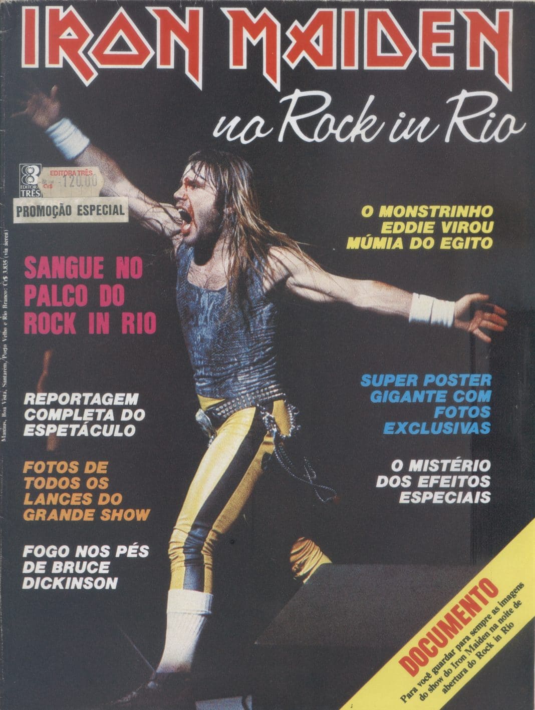 IRON MAIDEN: Cuando BRUCE DICKINSON apareció ensangrentado en Rock In Rio '85 (Video) IRON MAIDEN: Cuando BRUCE DICKINSON apareció ensangrentado en Rock In Rio '85 (Video)