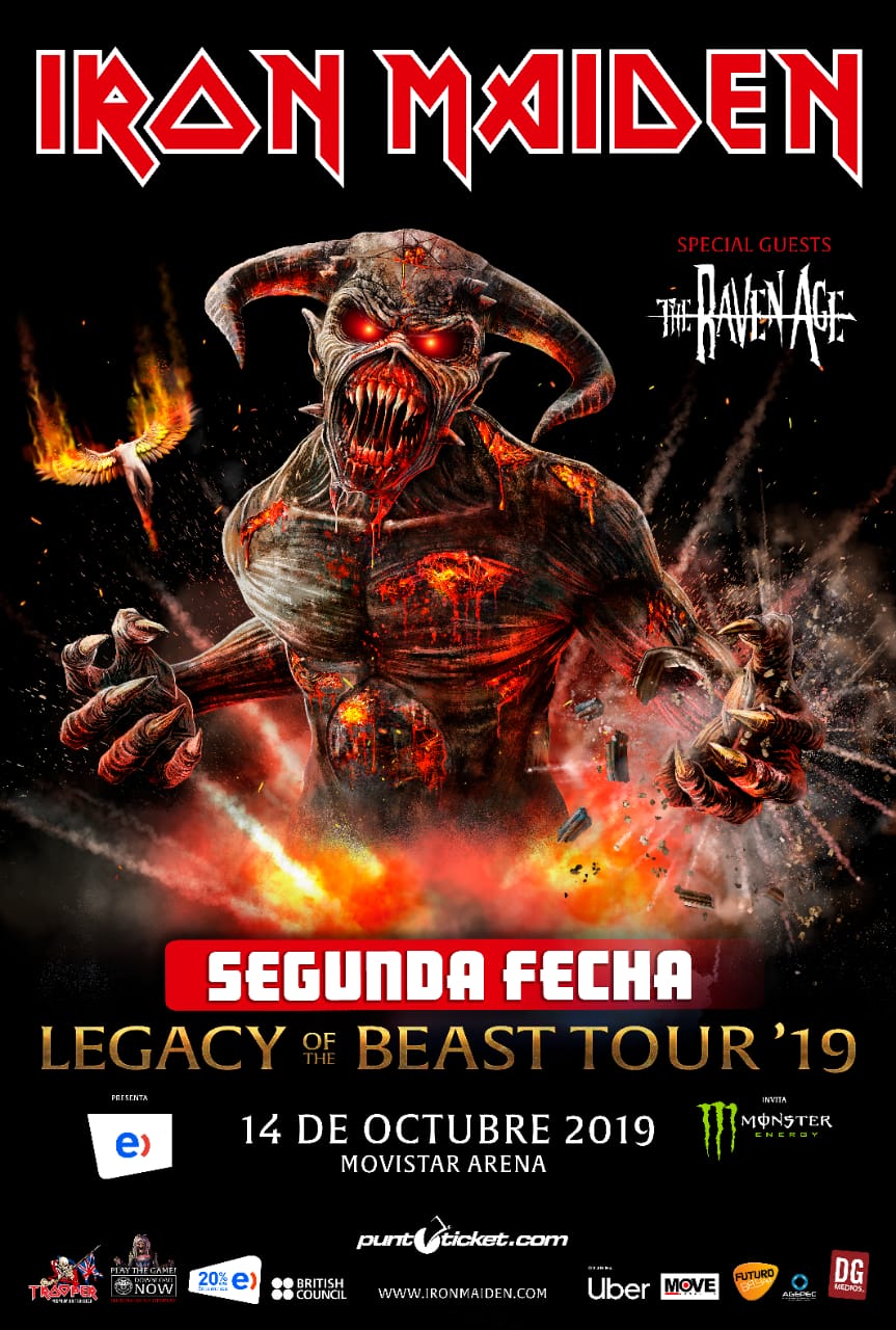 IRON MAIDEN sorprende a sus fans chilenos con una segunda fecha en el país