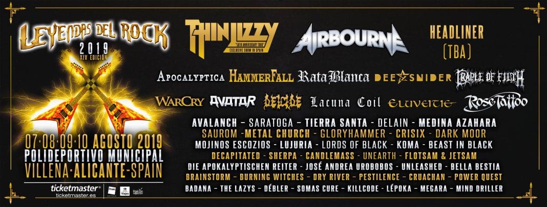 THIN LIZZY encabezará el festival LEYENDAS DEL ROCK 2019