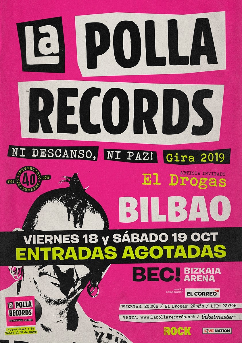 LA POLLA RECORDS publica dos canciones grabadas en su gira 40 aniversario (+VIDEOS)