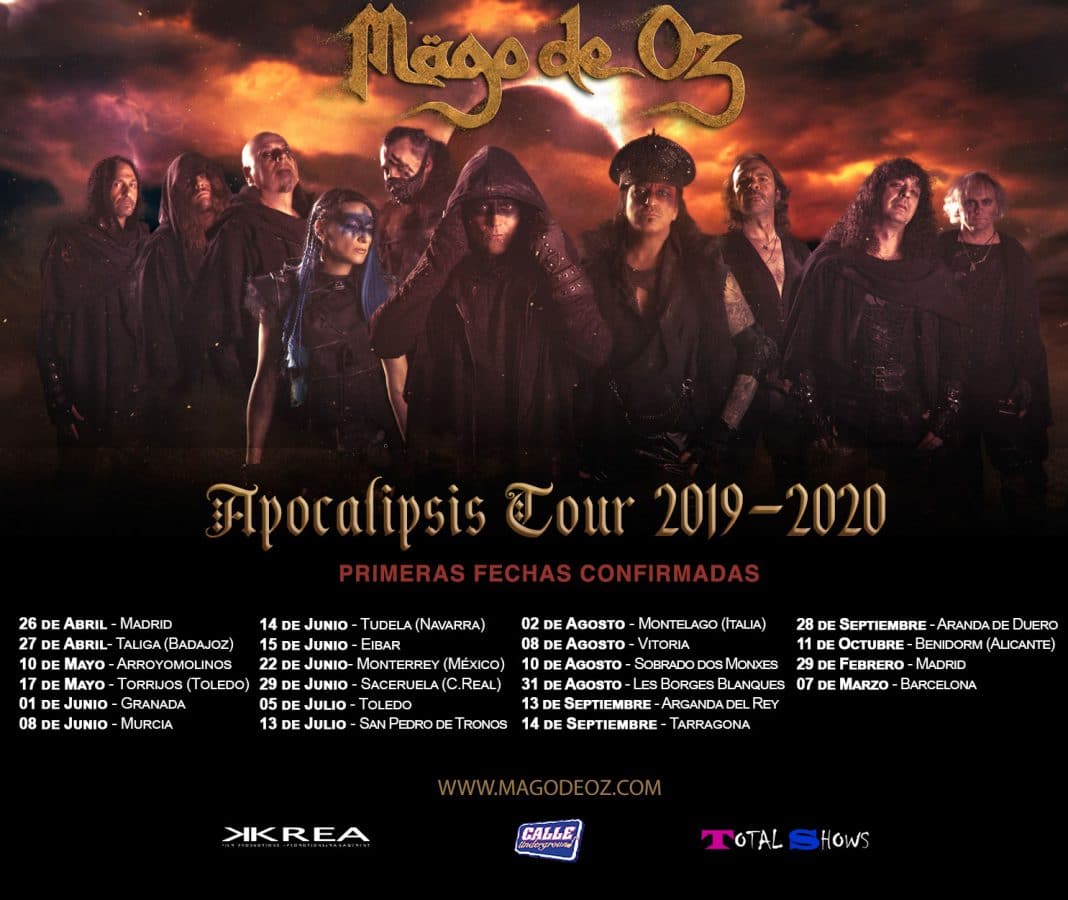 MÄGO DE OZ anuncia las primeras fechas de su gira "Apocalipsis Tour" MÄGO DE OZ anuncia las primeras fechas de su gira "Apocalipsis Tour"