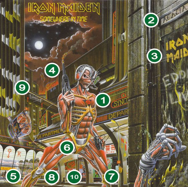 IRON MAIDEN: Todos los secretos de la portada de "Somewhere In Time" IRON MAIDEN: Todos los secretos de la portada de "Somewhere In Time"