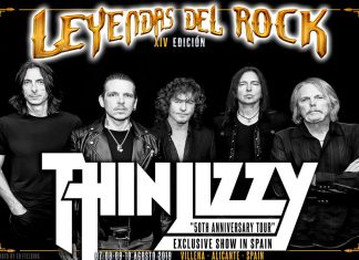 THIN LIZZY encabezará el festival LEYENDAS DEL ROCK 2019