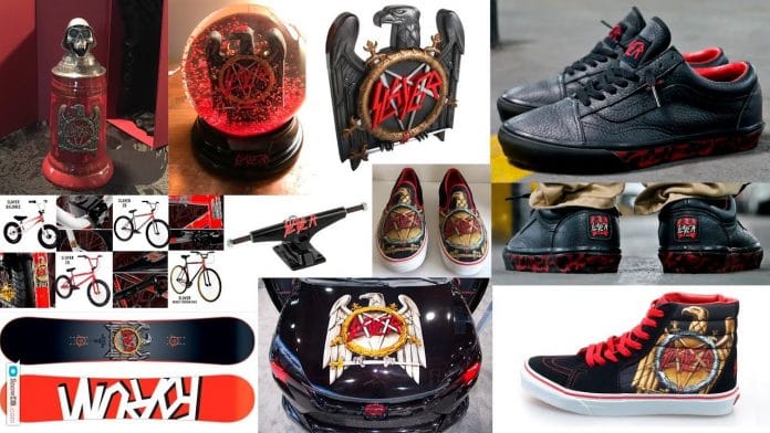 Merchandising Slayer SLAYER repasa 37 años de su mejor merchandising (Video)