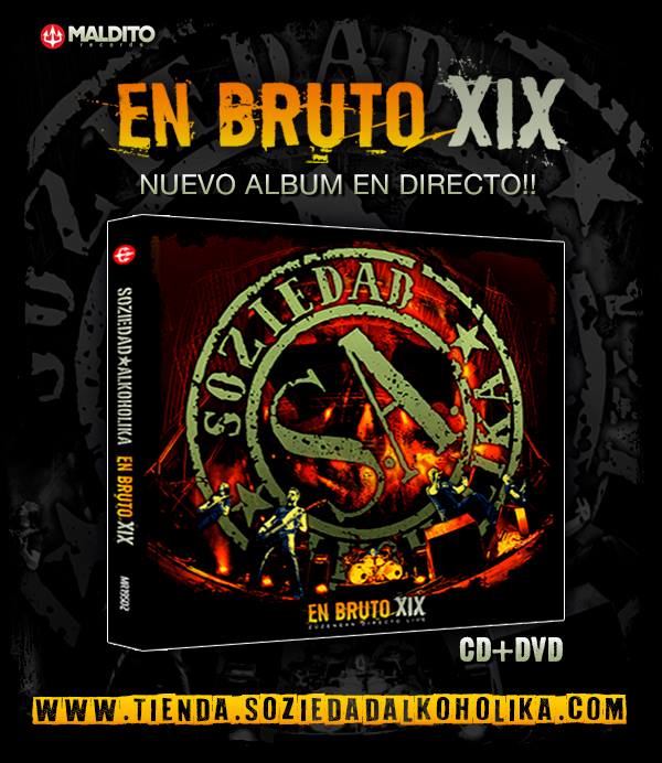 SOZIEDAD ALKOHÓLIKA publica "En Bruto XIX", su nuevo disco en directo (Video)