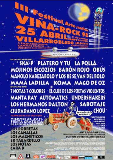La historia del VIÑA ROCK: desde 1996 hasta 2019 La historia del VIÑA ROCK: desde 1996 hasta 2019