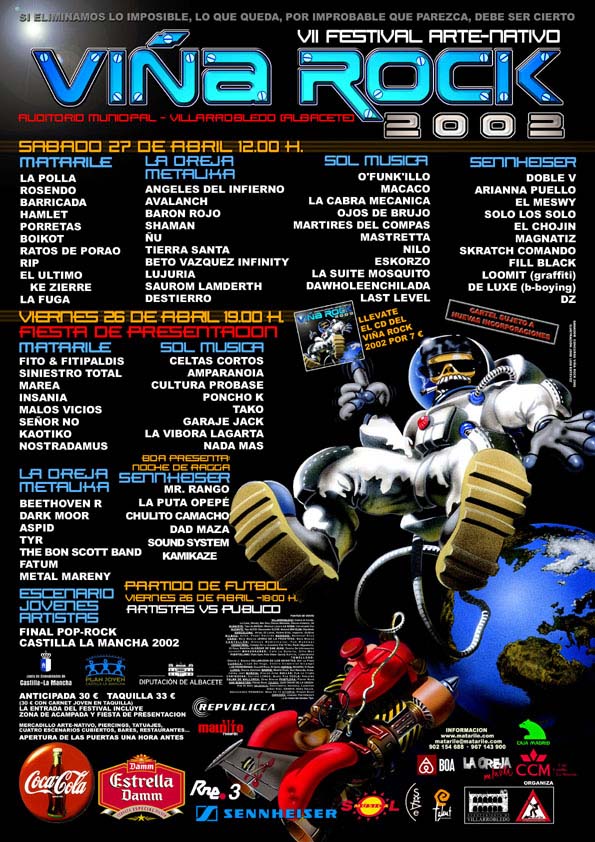 La historia del VIÑA ROCK: desde 1996 hasta 2019 La historia del VIÑA ROCK: desde 1996 hasta 2019