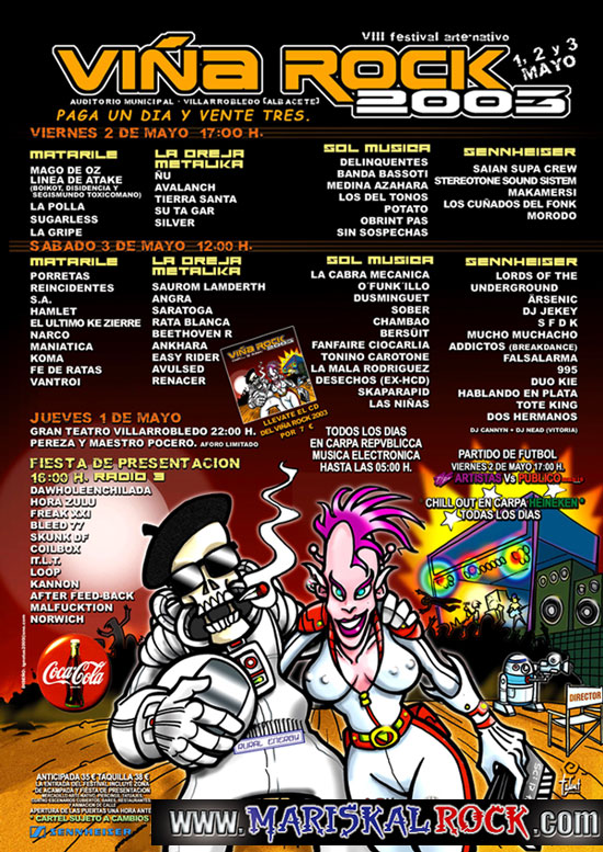 La historia del VIÑA ROCK: desde 1996 hasta 2019 La historia del VIÑA ROCK: desde 1996 hasta 2019
