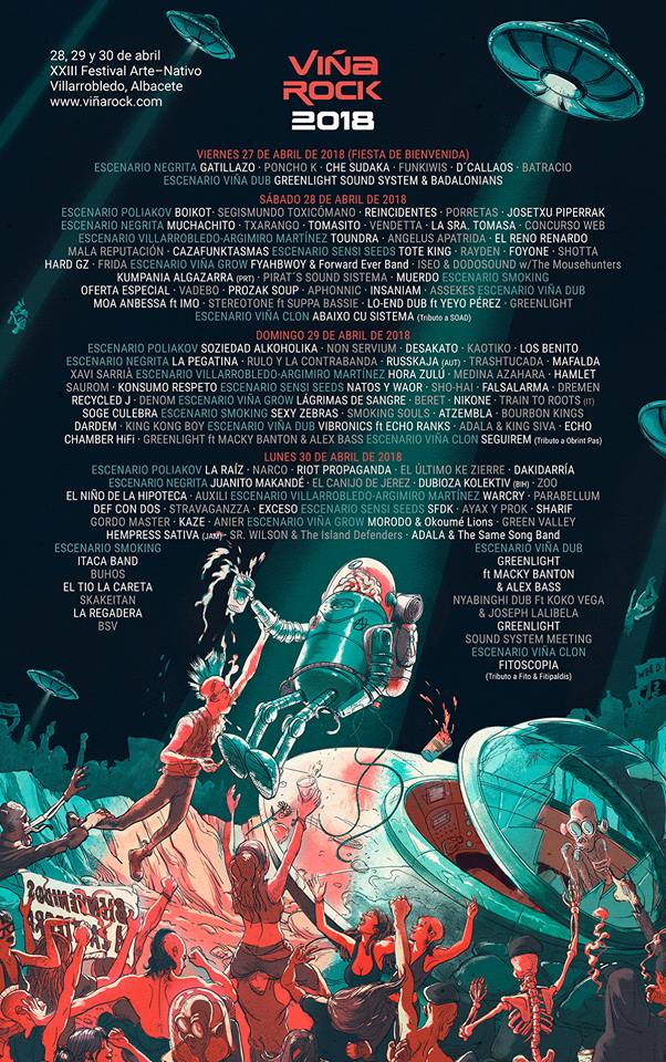 La historia del VIÑA ROCK: desde 1996 hasta 2019 La historia del VIÑA ROCK: desde 1996 hasta 2019