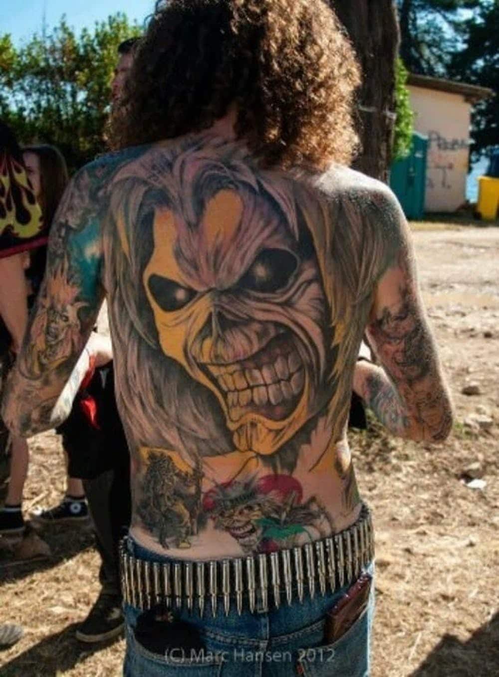 IRON MAIDEN: 20 impresionantes TATTOOS de Eddie (Fotos) - TodoRock.com