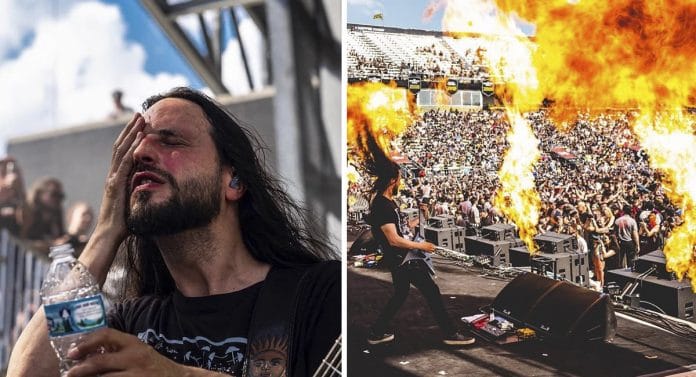 Christian Andreu de Gojira. Foto: D. Randall Blythe (Instagram)