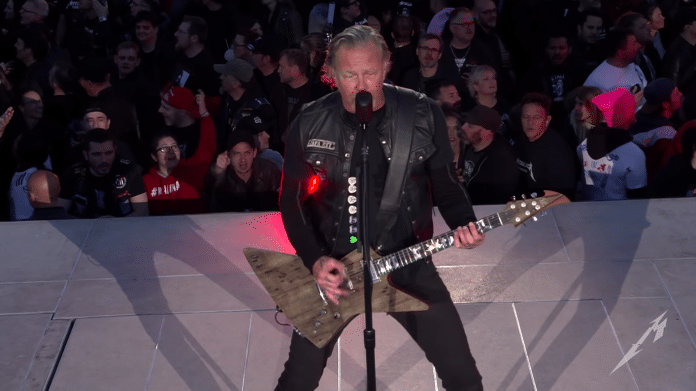 Metallica en Zurich. Foto: Youtube