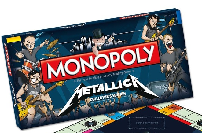 Así es el Monopoly de METALLICA (Video)