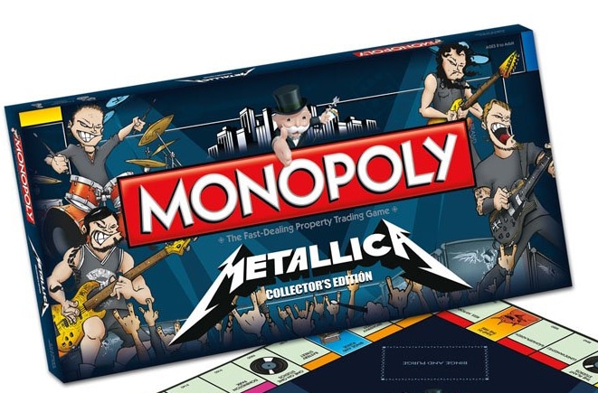 Monopoly de Metallica Así es el Monopoly de METALLICA (Video)