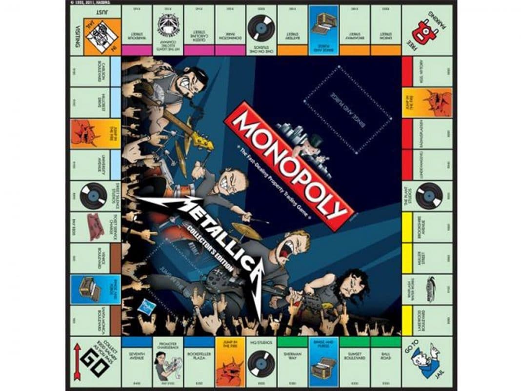 Así es el Monopoly de METALLICA (Video)
