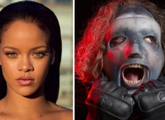 SLIPKNOT es la banda favorita de la estrella del pop RIHANNA