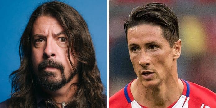 Dave Grohl (Foo Fighters) y Fernando Torres