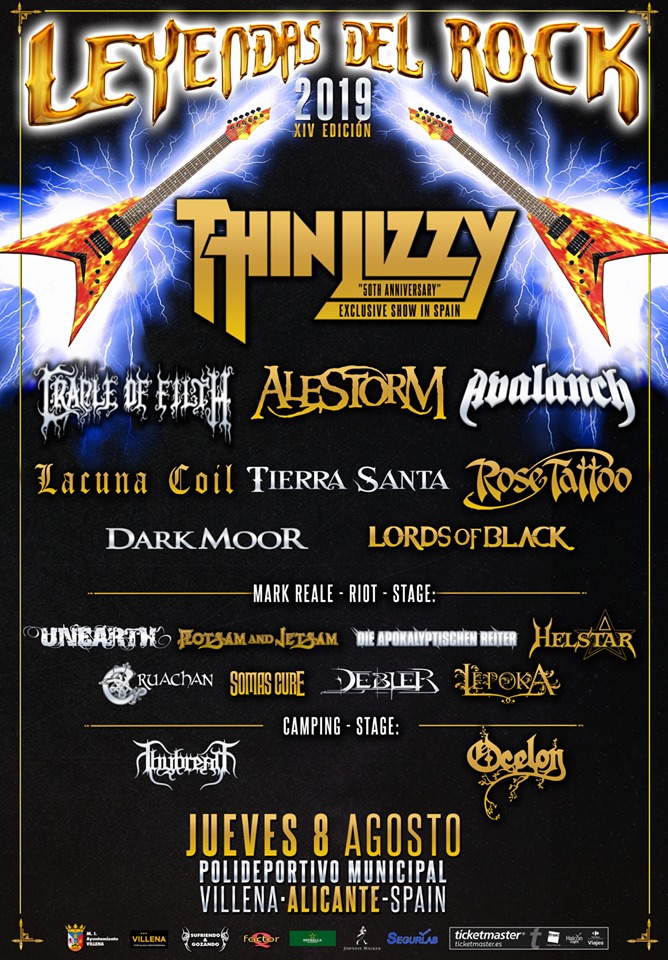 LEYENDAS DEL ROCK 2019: Cartel por días y entradas a la venta LEYENDAS DEL ROCK 2019: Cartel por días y entradas a la venta