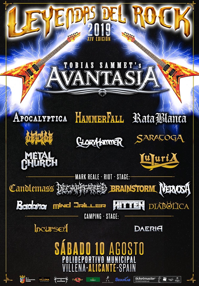 LEYENDAS DEL ROCK 2019: Cartel por días y entradas a la venta LEYENDAS DEL ROCK 2019: Cartel por días y entradas a la venta