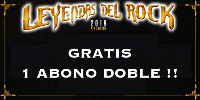 leyendas-rock-2019-sorteo LEYENDAS DEL ROCK 2019: Regalamos 1 ABONO DOBLE para asistir al festival!