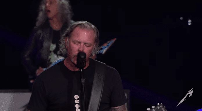 James Hetfield (Metallica) en Amsterdam. Foto: Youtube METALLICA: Video de