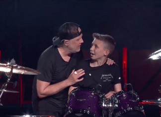 METALLICA toca con un niño de 13 años en Amsterdam (Video)