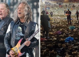 METALLICA: Denuncian el "mar de plástico" dejado tras su concierto en Irlanda