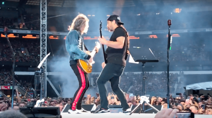 Metallica en Londres. Foto: Youtube