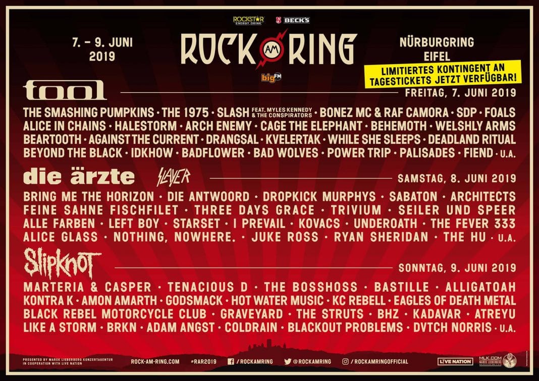 SLIPKNOT retransmitirá en directo su concierto en el ROCK AM RING