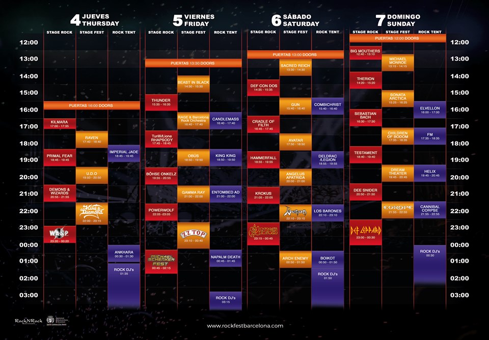 ROCK FEST 2019: Horarios, entradas y más información