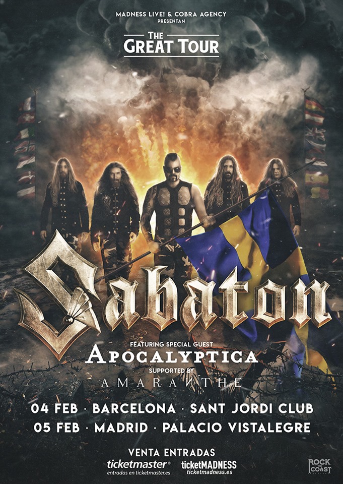 Mira a SABATON y APOCALYPTICA tocar juntos en Helsinki (VIDEO)