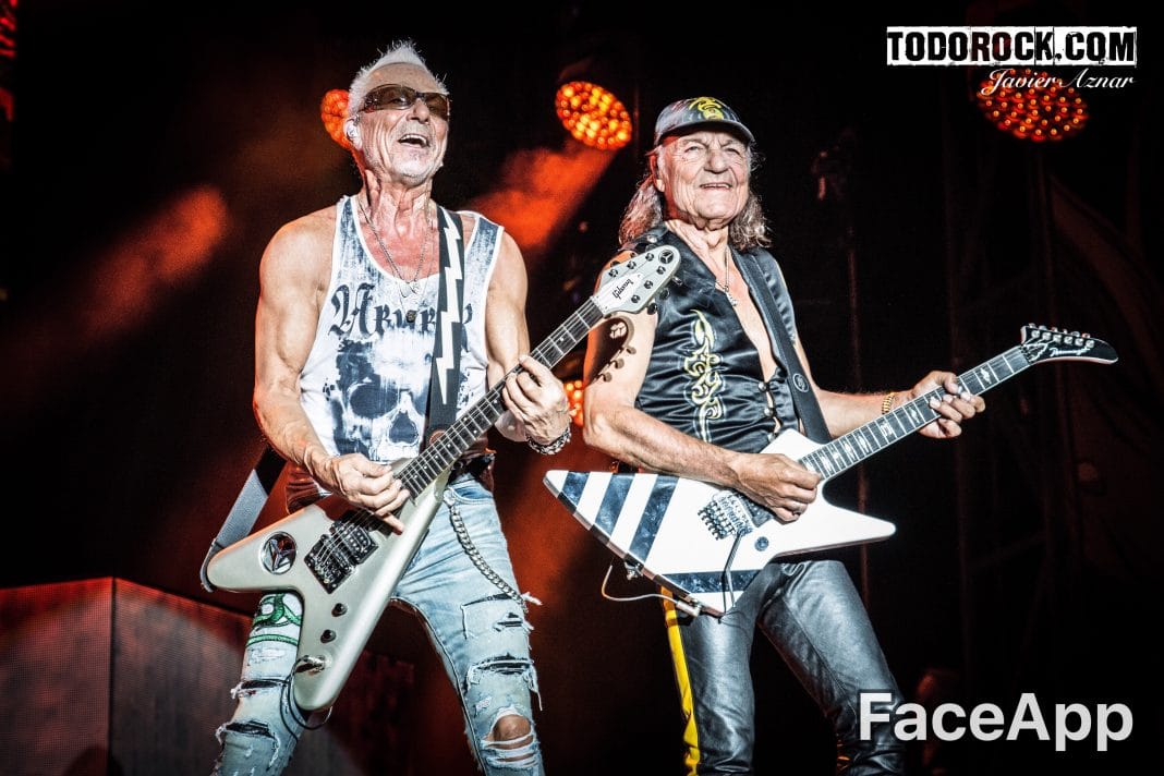 Scorpions con FaceApp