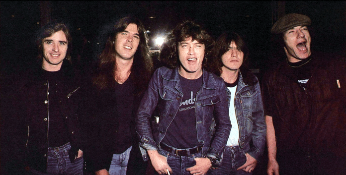 AC/DC en 1980 justo después de lanzar