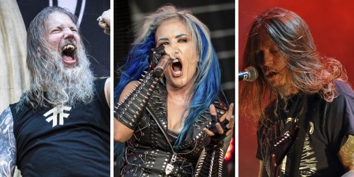 Amon Amarth, Arch Enemy y Hypocrisy. Foto A.A.: Javier Aznar, Foto A.E: Andreas Lawen, Foto H: Jonas Rogowski