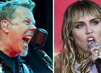 MILEY CYRUS hace una versión de METALLICA en el festival GLASTONBURY (Video)