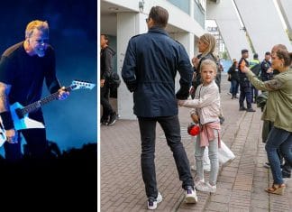 La princesa de Suecia no se perdió el concierto de METALLICA